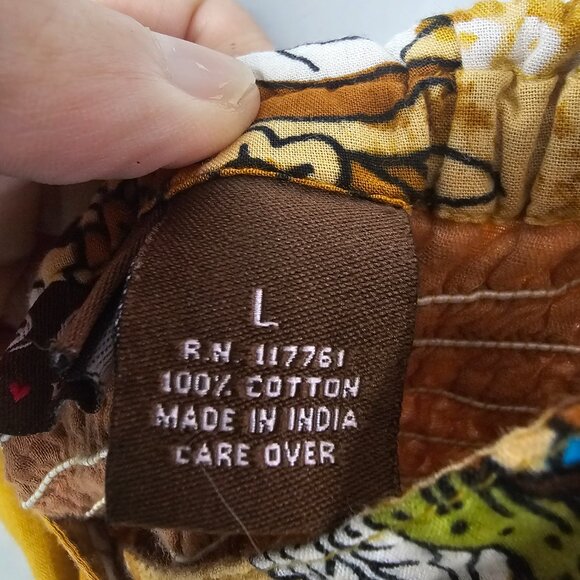 Speed Control Dress Babydoll Y2K Boho Floral Midi Tiered Sleeveless L - Picture 10 of 12